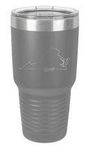 Load image into Gallery viewer, Virginia Home Laser Engraved Tumbler (Etched)
