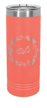 Load image into Gallery viewer, Wreath 4 Laser Engraved Skinny Tumbler (Etched)

