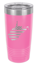 Load image into Gallery viewer, West Virginia State American Flag Laser Engraved Tumbler (Etched)
