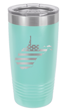Load image into Gallery viewer, West Virginia State American Flag Laser Engraved Tumbler (Etched)
