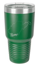 Load image into Gallery viewer, West Virginia Home Laser Engraved Tumbler (Etched)
