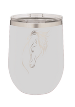 Load image into Gallery viewer, Horse 2 Laser Engraved Wine Tumbler (Etched)
