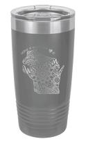 Load image into Gallery viewer, Wisconsin - Home Is Where the Heart is Laser Engraved Tumbler (Etched)
