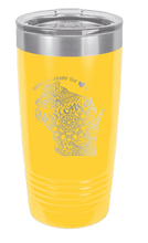 Load image into Gallery viewer, Wisconsin - Home Is Where the Heart is Laser Engraved Tumbler (Etched)
