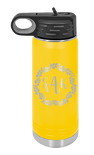 Load image into Gallery viewer, Wreath 1  - Customizable Laser Engraved Water Bottle (Etched)
