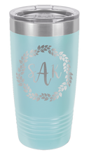 Load image into Gallery viewer, Wreath 1  - Customizable Laser Engraved Tumbler (Etched)

