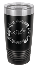 Load image into Gallery viewer, Wreath 4 - Customizable Laser Engraved Tumbler (Etched)
