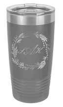 Load image into Gallery viewer, Wreath 4 - Customizable Laser Engraved Tumbler (Etched)
