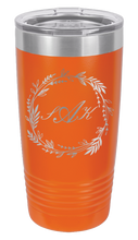 Load image into Gallery viewer, Wreath 4 - Customizable Laser Engraved Tumbler (Etched)
