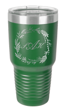 Load image into Gallery viewer, Wreath 4 - Customizable Laser Engraved Tumbler (Etched)
