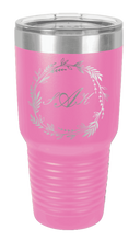 Load image into Gallery viewer, Wreath 4 - Customizable Laser Engraved Tumbler (Etched)
