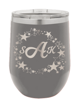Load image into Gallery viewer, Wreath 5 - Customizable Laser Engraved Wine Tumbler (Etched)
