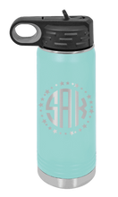 Load image into Gallery viewer, Wreath 6 - Customizable Laser Engraved Water Bottle (Etched)
