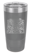 Load image into Gallery viewer, Wyoming - Home Is Where the Heart is Laser Engraved Tumbler (Etched)
