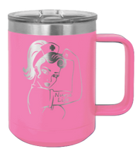 Load image into Gallery viewer, Nurse Life Girl Laser Engraved Mug (Etched)
