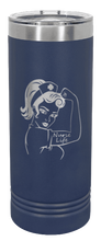 Load image into Gallery viewer, Nurse Life Girl Laser Engraved Skinny Tumbler (Etched)
