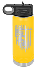Load image into Gallery viewer, Lineman Laser Engraved Water Bottle (Etched)
