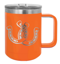 Load image into Gallery viewer, Horseshoes Laser Engraved Mug (Etched)
