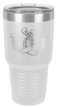 Load image into Gallery viewer, Horseshoes Laser Engraved Tumbler
