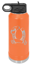 Load image into Gallery viewer, Horseshoe Names Laser Engraved Water Bottle (Etched)
