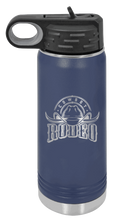 Load image into Gallery viewer, Rodeo Laser Engraved Water Bottle (Etched)
