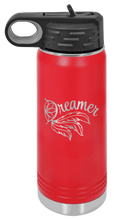 Load image into Gallery viewer, Dreamer Laser Engraved Water Bottle (Etched)
