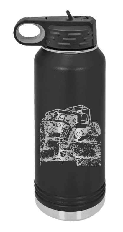 YJ Crawler Laser Engraved Water Bottle (Etched)