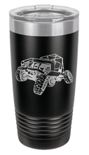 Load image into Gallery viewer, YJ Crawler - No Rock Laser Engraved Tumbler (Etched)
