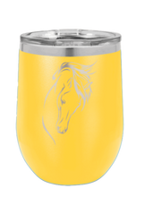 Load image into Gallery viewer, Horse 2 Laser Engraved Wine Tumbler (Etched)
