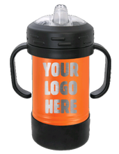 Load image into Gallery viewer, Custom Logo Drinkware Laser Engraved 10 oz Sippy Cup

