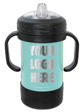 Load image into Gallery viewer, Custom Logo Drinkware Laser Engraved 10 oz Sippy Cup
