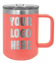Load image into Gallery viewer, Custom Logo Drinkware Laser Engraved 15oz Mug
