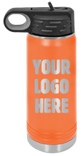 Load image into Gallery viewer, Custom Logo Drinkware Laser Engraved 20oz Water Bottle
