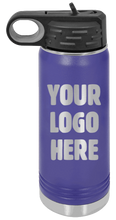 Load image into Gallery viewer, Custom Logo Drinkware Laser Engraved 20oz Water Bottle
