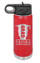 Load image into Gallery viewer, Grad 2022 Laser Engraved Water Bottle (Etched)
