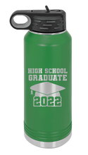 Load image into Gallery viewer, High School Graduate 2022 Laser Engraved Water Bottle (Etched)

