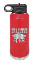 Load image into Gallery viewer, High School Graduate 2022 Laser Engraved Water Bottle (Etched)
