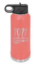 Load image into Gallery viewer, 2022 Graduation Squad Laser Engraved Water Bottle (Etched)
