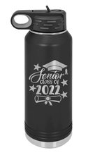 Load image into Gallery viewer, Senior Class Of 2022 4 Laser Engraved Water Bottle (Etched)
