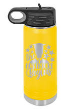Load image into Gallery viewer, The Adventure Begins 2 Laser Engraved Water Bottle (Etched)
