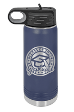 Load image into Gallery viewer, Class Of 2022 Graduate 1 Laser Engraved Water Bottle (Etched)
