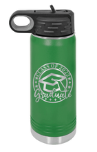 Load image into Gallery viewer, Class Of 2022 Graduate 2 Laser Engraved Water Bottle (Etched)
