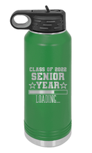 Load image into Gallery viewer, Class Of 2022 Senior Year Laser Engraved Water Bottle (Etched)
