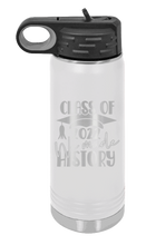 Load image into Gallery viewer, Class Of 2022 We Made History Laser Engraved Water Bottle (Etched)
