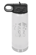 Load image into Gallery viewer, Class Of 2022 Laser Engraved Water Bottle (Etched)
