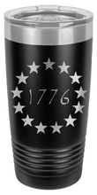 Load image into Gallery viewer, 1776  Patriotic Tumbler Laser Engraved (Etched)
