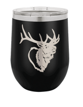 Load image into Gallery viewer, Elk Design Laser Engraved Wine Tumbler (Etched)

