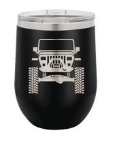 Load image into Gallery viewer, JEEP YJ Laser Engraved Wine Tumbler (Etched)
