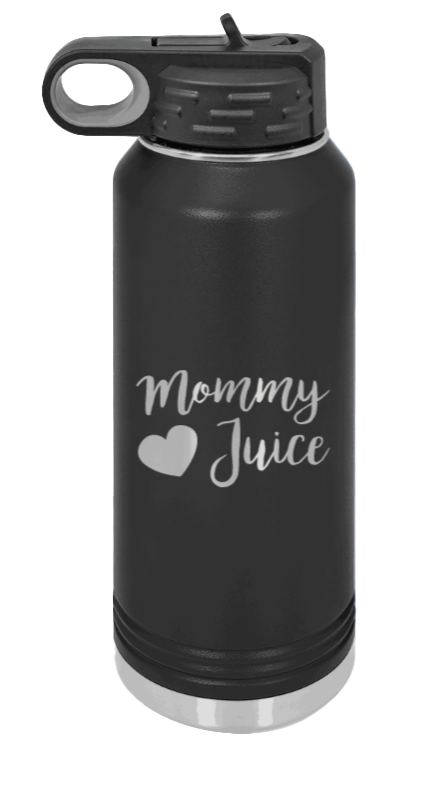 Mommy Juice Laser Engraved Water Bottle (Etched)