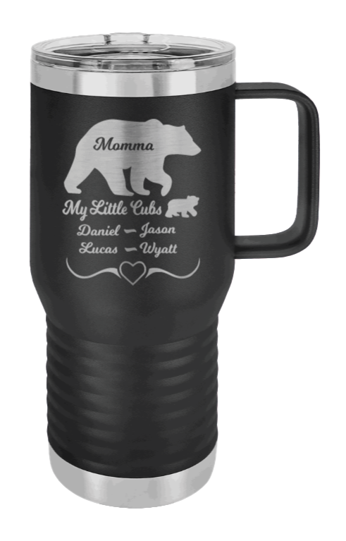 My Little Cubs (Customizable) Laser Engraved Mug (Etched)